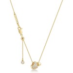 ASHINE 14K vergoldete Doppelherz-Halskette mit Zirkonia, süße zierliche Liebesherz-Halskette für Frauen zum Valentinstag