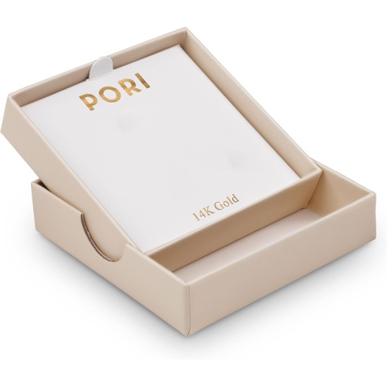 Kugel-Ohrstecker aus 14-karätigem Gold (3er-Pack), 3 mm, 4 mm und 5 mm – wählen Sie eine Farbe