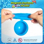 12 wiederverwendbare Wasserballons, Pool-Strand-Wasserspielzeug für Jungen und Mädchen, Outdoor-Sommerspielzeug für Kinder im Alter von 3–12 Jahren