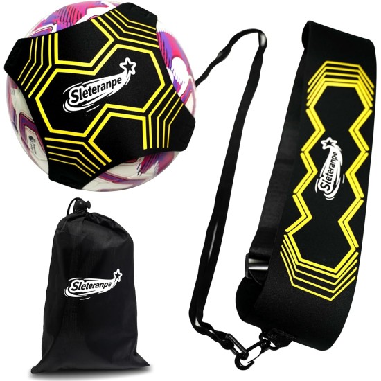 Fußball-Kick-Wurf-Solo-Übungs-Trainingshilfe – verstellbarer Hüftgurt für Kinder und Erwachsene mit elastischer Kordel, perfekt zur Verbesserung der Ballkontrollfähigkeiten (mehrere Ballgrößen), inklusive Aufbewahrungstasche Fußball-Kick-Wurf-Solo-Übungs-Trainingshilfe – verstellbarer Hüftgurt für Kinder und Erwachsene mit elastischer Kordel, perfekt zur Verbesserung der Ballkontrollfähigkeiten (mehrere Ballgrößen), inklusive Aufbewahrungstasche