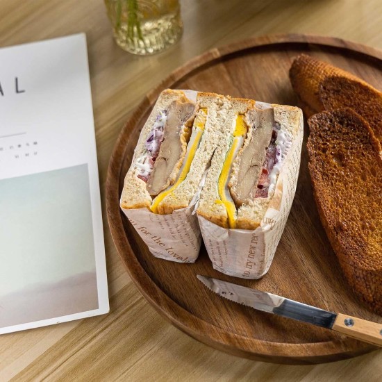 11,5 Zoll Kerzenhalter-Tablett, Heimdekoration, rundes Holztablett für Couchtisch, kleine dekorative Serviertabletts aus Holz für Zuhause