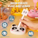 Tierisches Ringwurfspiel-Spielzeugset für Kinder, 6 Zielscheibenständer und 36 Ringe kombiniert, Indoor-Outdoor-Partyhof, Familienaktivität für Erwachsene, Feiertagsgeschenk, Geburtstagsgeschenk für Kleinkinder, Jungen, Mädchen, Kinder ab 3 Jahren