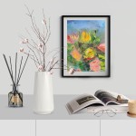 Weiße Keramikvase, GUKJOB, kleine süße Blumenvase für Pampasgras, Zuhause, Wohnzimmer, Esstisch, Bauernhaus, Bürodekoration, Schlafzimmer, Tisch und Küchenregal (weiß)