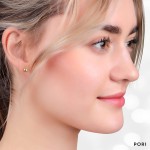 Kugel-Ohrstecker aus 14-karätigem Gold (3er-Pack), 3 mm, 4 mm und 5 mm – wählen Sie eine Farbe