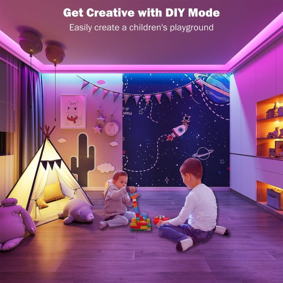 Leeleberd LED-Leuchten für Schlafzimmer, 30 m (2 Rollen à 50 Fuß), Musiksynchronisation, Farbwechsel, RGB-LED-Streifen mit Fernbedienung, App-Steuerung, Bluetooth-LED-Streifen, Lichter für Zimmer, Zuhause, Küche, Party-Dekoration Leeleberd LED-Leuchten für Schlafzimmer, 30 m (2 Rollen à 50 Fuß), Musiksynchronisation, Farbwechsel, RGB-LED-Streifen mit Fernbedienung, App-Steuerung, Bluetooth-LED-Streifen, Lichter für Zimmer, Zuhause, Küche, Party-Dekoration
