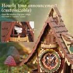 ROKR 3D-Holzpuzzle für Erwachsene, Kuckucksuhr-Modellbausatz, Zimmer-Heimdekoration, DIY-Uhrenherstellungsbausatz, funktionelles mechanisches Bauspielzeug, Hobbys, Geburtstag, Weihnachten, Geschenke für Männer und Frauen ab 14 Jahren ROKR 3D-Holzpuzzle für Erwachsene, Kuckucksuhr-Modellbausatz, Zimmer-Heimdekoration, DIY-Uhrenherstellungsbausatz, funktionelles mechanisches Bauspielzeug, Hobbys, Geburtstag, Weihnachten, Geschenke für Männer und Frauen ab 14 Jahren