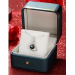 Geschenke für Frauen – Halskette mit schwarzen Tahiti-Perlen – Geschenk für Frau, Hochzeit, Geburtstag, Jahrestag, Schmuck – Mutter, Freundin, Muttertag, Geschenke für Mutter, Frauen, Valentinstag, Weihnachten