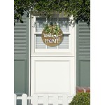 Austauschbares saisonales Willkommensschild, Haustürdekoration, rustikale runde Holzkränze, Wandbehang im Freien, Bauernhaus, Veranda, für Frühling, Sommer, Herbst, alle Jahreszeiten, Feiertage, Halloween, Weihnachten. Austauschbares saisonales Willkommensschild, Haustürdekoration, rustikale runde Holzkränze, Wandbehang im Freien, Bauernhaus, Veranda, für Frühling, Sommer, Herbst, alle Jahreszeiten, Feiertage, Halloween, Weihnachten.